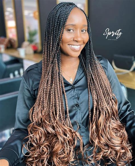 box braids with curly hair at the end|pinterest curls and braids.